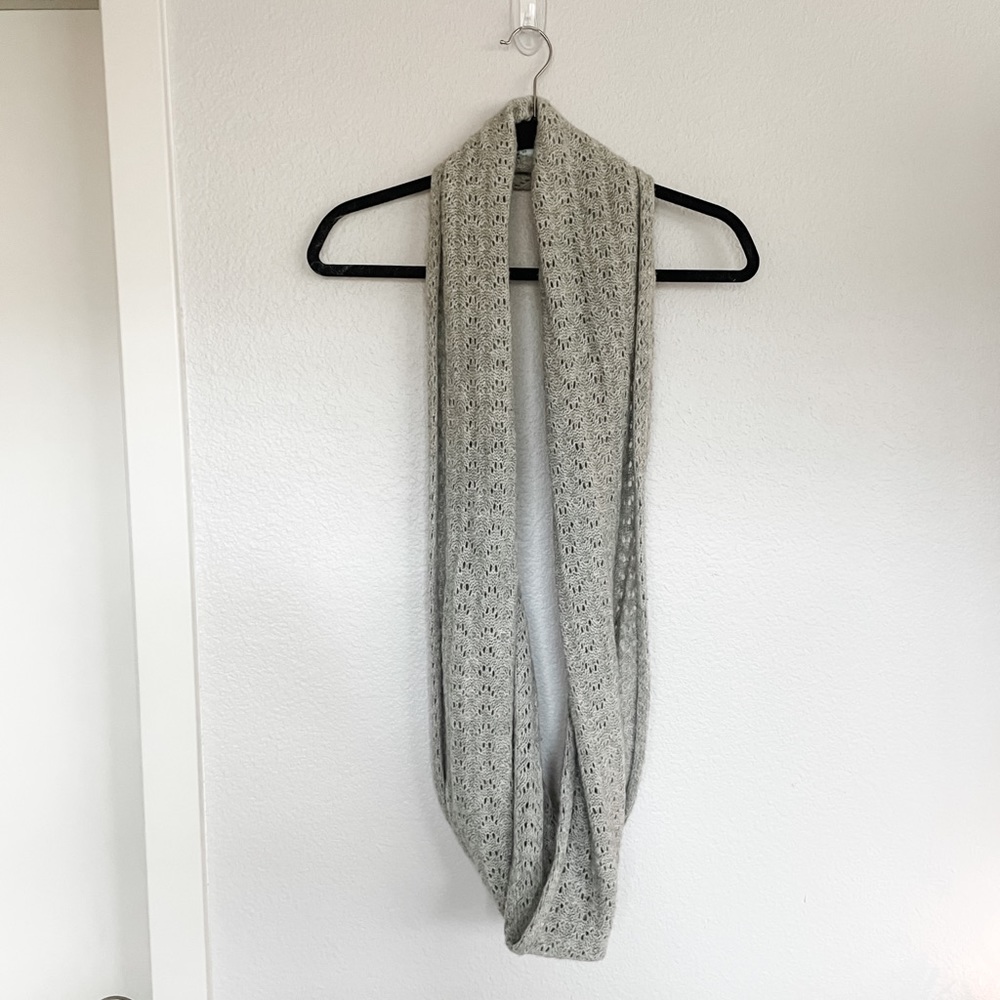 Gray Knitted Scarf